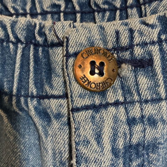 Vintage Cherokee Blue Jeans Womens 8 Light Wash Mid Rise 80s 90s mom jeans denim - Picture 5 of 6